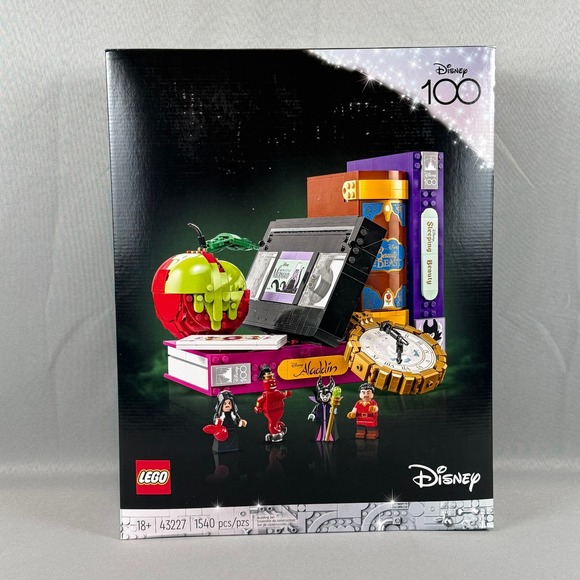 Lego Other - Lego #43227 Disney Villain Icons Book Nook Retired Brand New Sealed
